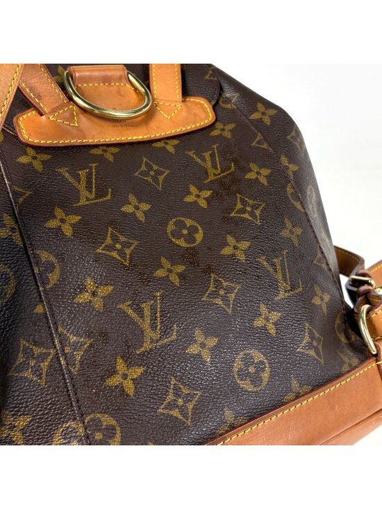 Louis Vuitton Montsouris MM Backpack Monogram Brown